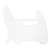 Banworks 3 Ply Tele Pickguard 8-Hole Electric Guitar Pickguard Scratch Plate for USA/Mexican Fender Modern Style Standard Tele Telecaster JT/HB-03 White
