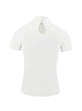  EKKIA EQUITHÈME Damen Turniershirt Poloshirt London White, Größe:XS