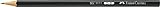Schaftfarbe: schwarz Faber-Castell 111102 Bleistift 1111-2B, schwarz