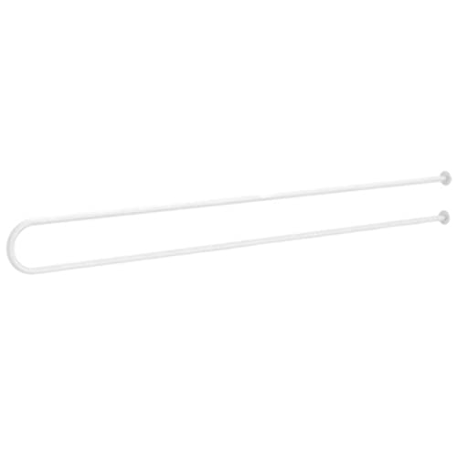 Tringle rideau douche incurvée réglable pour cloison de séparation de douche d'angle en U