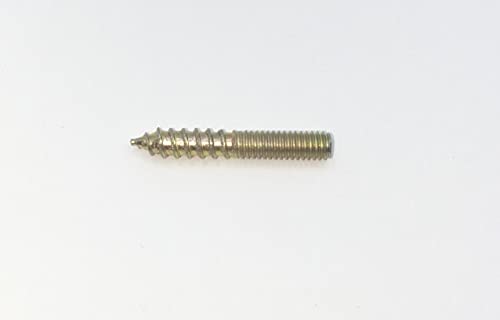 Image of Hanger Bolt M4x25 Double Headed Bolt Self-Tapping Screw for Furniture 50Pcs, Bronze Color