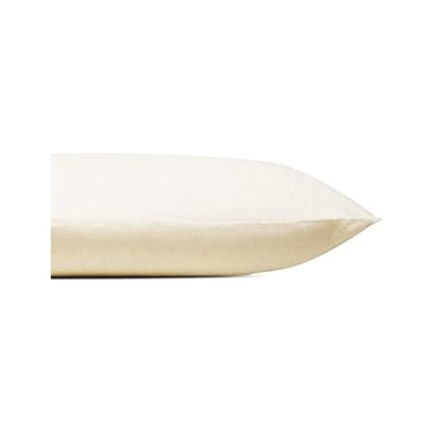 OrganicTextiles All Natural Low Profile Low Height Latex Pillow (Standard Size, Soft), with GOTS Certified Organic Cotton Covering Cover