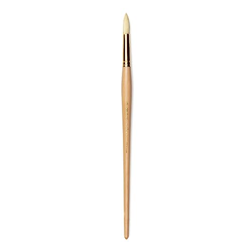 Raphael D'Artigny 358 Interlocked White Bristle Brush, Round, 16