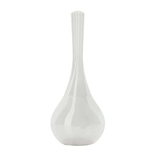 Brosse WC Gedy Adélaïde blanc en céramique avec support design