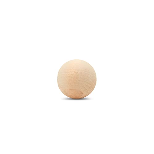 2-1/2 Inch Wooden Balls, Bag Of 2 Unfinished Natural Hardwood Wooden Balls For Crafts And Diy Projects (2-1/2 Inch Birch Spheres) By Woodpeckers #TOP2