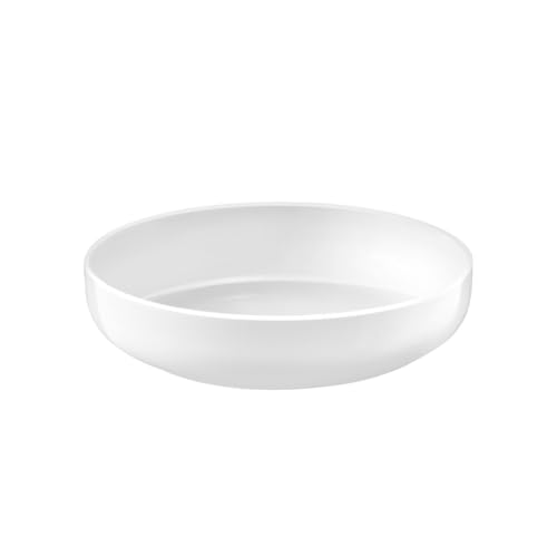 Médard de Noblat - Assiette salade et pâtes - D20 cm et 70 cl - Yaka - Porcelaine - Lot de 6 - Blanc