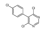 4,6-dichloro-5-(4-chlorophenyl)-pyriMidine,CAS:3974-18-3, with high purity95%, 1g