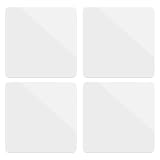 4 Pezzi Tavola Fotografica Specchio Acrilico Bianco 10x10 Cm
