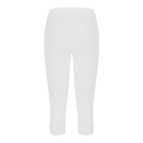 Lainuyoah Calça legging feminina de verão 2024 moderna plus size cintura alta cropped leve capri lev
