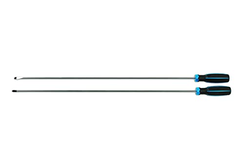 Laser 7611 extra long jeu de tournevis de 660mm pour mécanique automobile et puits d'accès profonds