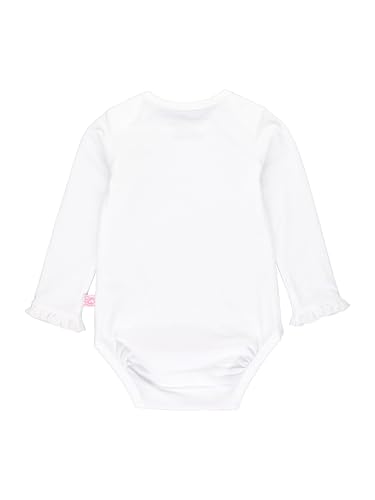 RuffleButts Baby/Toddler Girls Knit Long Sleeve Ruffle Layering Bodysuit with Snaps2