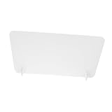 DOITOOL Tisch Sichtschutz PVC Trennwand Freistehender Schreibtischteiler Spritzschutz Für...
