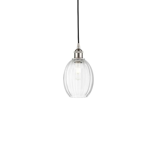 Innovations Lighting 616-1P-SN-G459-6CL Preston - 1 Light Edison Cord Hung Mini Pendant-10.75 Inch Tall and 6.25 Inch Wide