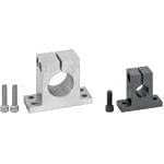 Shaft Supports - T-Shaped, Wide with Slit 10mmX20mm 1pc