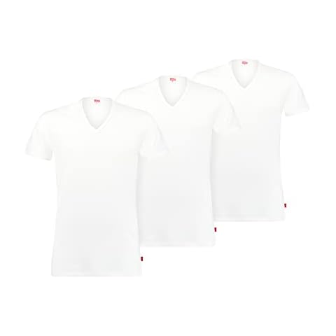 Tee-Shirt Levi's Blanc XL (Lot de 3) Cover