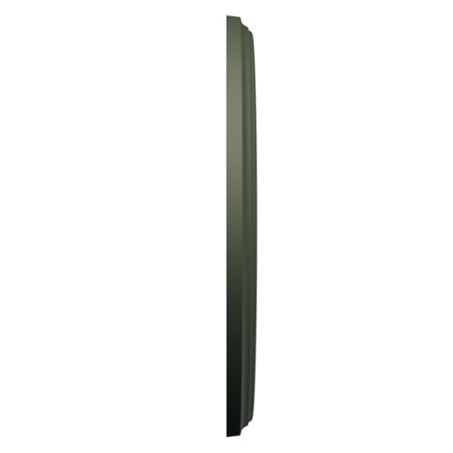 Image of Ekena Millwork 10 inchOD x 3 1 /2 inchID x 3 /4 inchP Berkshire Thermoformed PVC Ceiling Medallion (Fits Canopies up to 4 1 /2 inch), UltraCover Satin Hunt Club Green