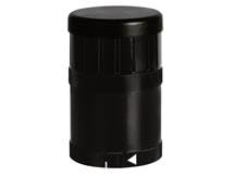 WERMA 645.810.55 ABS/Polycarbonate HOUSING, SELF-Adjusting Pulse Tone(S), 2.5 KHZ Tone Frequency, 24 VDC, Black, 80-100 DB at 1M