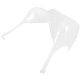 FRCOLOR Maniquí de Sujetador Colgante para Tienda de Ropa Interior Femenina, Tamaño Mediano Semitransparente, Plástico Resistente, Exhibidor Práctico para Maniquí de Ropa Interior