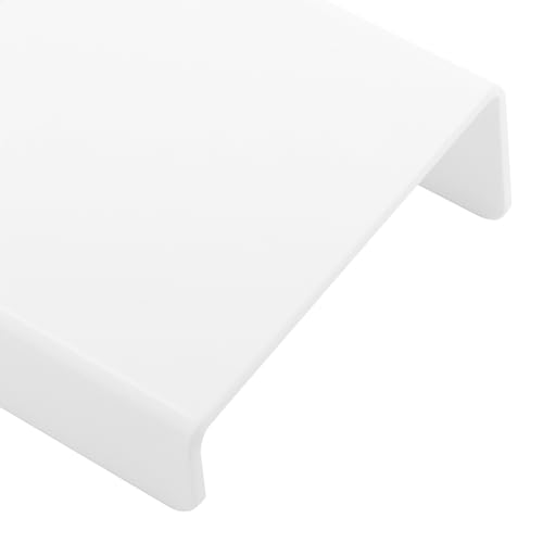 Étagères flottantes murales en plastique : lot de 6 modules blancs - 4