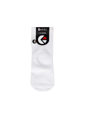 Ethika Toddlers Crew Sock | White
