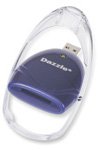 DAZZLE DM23200 ZiO! USB 2.0 Memory Stick Reader/Writer (Windows/Mac)