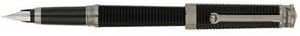 Montegrappa NeroUno Linea Chrome Trim Broad Point Fountain Pen - ISNLC5AC