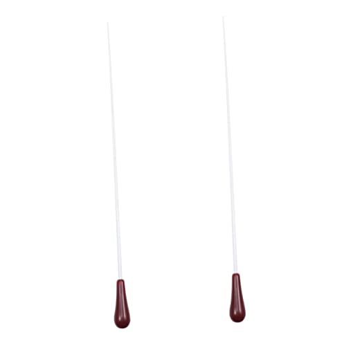 VICASKY 2pcs Orchestra Resin Material for Music Conductor Comfortable Long Handle for Teachers