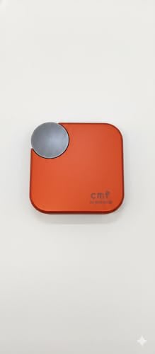 Image of Wireless Earbuds with Charging Case, Orange, USB-C Port, Compact Design