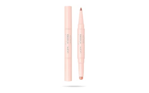 Pupa Matita Labbra Vamp! Creamy Duo (001 Fair Nude) Matita Labbra Contouring & Rossetto Brillante per Labbra più piene e carnose - Disponibile in 12 Varianti Colore