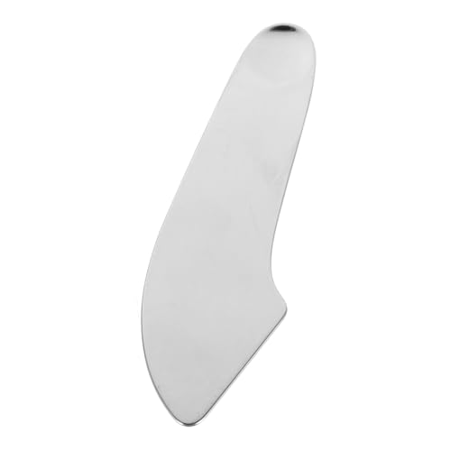 ABOOFAN Espátula de Belleza de Acero Inoxidable para Maquillaje Herramienta Cosmética para Aplicar Base Placa Mezcladora Cosmética Raspador de Maquillaje y Masajeador Facial para