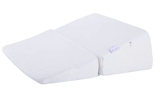 CANBYGO 傾斜枕 三角クッション 靠枕 背もたれ 横向き寝 快眠サポート 足枕 腰枕 三角枕 逆流性食道炎 高反発枕 幅55cm CANBYGO 傾斜枕 三角クッション 靠枕 背もたれ 横向き寝 快眠サポート 足枕 腰枕 三角枕 逆流性食道炎 高反発枕 幅55cm