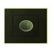 Boton Wiring Accessories Q2 Series Human Body Sensor Switch, Without Frame, Black Color