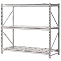 Global Industrial Extra High Capacity Bulk Rack With Steel Decking, Starter Unit, 72