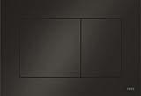 TECE now Betätigungsplatte für WC (Farbe schwarz, Zweimengentechnik, bedienbar von oben und vorne) 9240403