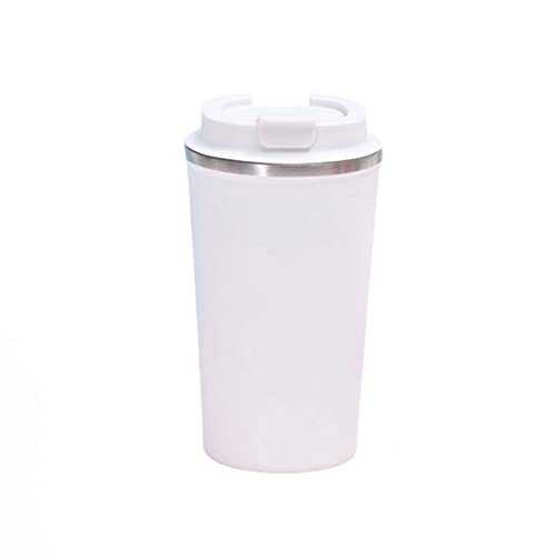 Termos Terma Taza de agua Café de acero inoxidable Termos Termos Termos Termos Termos Termos Termales Vacú matraz Copa aislada Botella de agua (blanco)