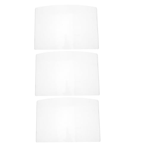 iplusmile Sandblasting Hood Replacement Lens 3pcs 2mm Acrylic Dust Lens for Grinding Welding Outdoor Work Safety