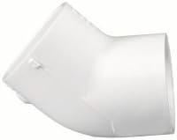 LASCO 417-080 8in 45 Degree PVC Elbow SlipxSlip