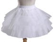 Pannier 35cm blanc cosplay jupon pour gonfler robe plate - 4