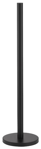 kela Toilettenpapierhalter - Schwarz matt - 15 x 57 cm - Metall