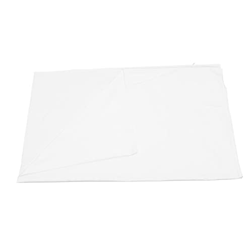 Drap-housse blanc en coton respirant Healvian pour lit d'hôpital