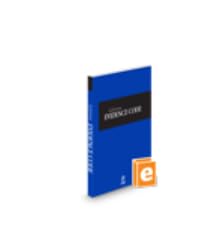 Paperback California Evidence Code, 2024 ed. (California Desktop Codes) Book