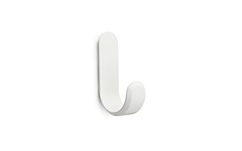 Normann Copenhagen Curve Ganchos de Pared, Blanco, Höhe: 17,70 cm Breite: 5,30 cm Tiefe: 10,00 cm Cover