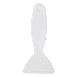 ND Kühlschrank-Eiskratzer, Gefrierschrank, Eisentfernung, Schaufel, Kunststoff, Entfroster, Handgerät, flache Schaufel, Küchenhelfer (weiß)