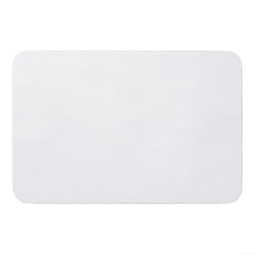 Alfombrilla de baño antideslizante PU Estera de piso de baño Piedra de diatomita Secado rápido Absorción de agua debajo de la puerta Estera de lavandería de cocina (blanco)