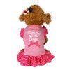 Puppy Clothes,Adorable Dog Dress Dot Letter Printed Fly Sleeve Pet Apparel For Small Dog,Cat (M, Pink) #TOP22