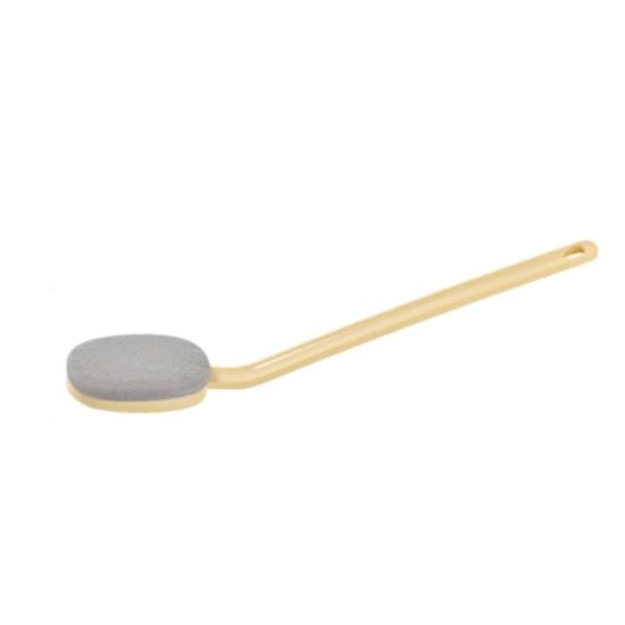 Replaceable Long-Handled Bath Brush, Exfoliating Design