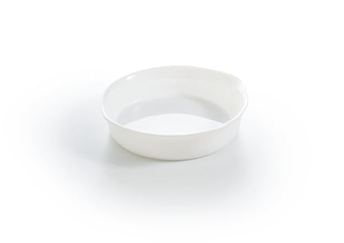 Luminarc - Plat à crème brûlée Blanc Smart Cuisine Carine 250°C - Verre Innovant - Léger et Extra-Résistant - Nettoyage Facile - Fabrication en France - Dimensions 14 cm