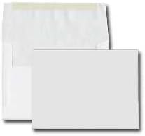 500 Pack White A7 5 1/4 x 7 1/4 Fits 5x7 Annoucement Style Square Flap Envelopes