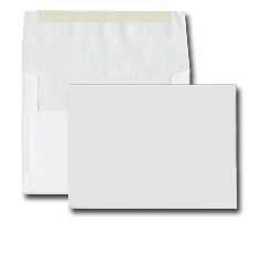 500 Pack White A7 5 1/4 x 7 1/4 Fits 5x7 Annoucement Style Square Flap Envelopes