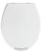 Produktbild WENKO WC-Sitz Secura Comfort bis 200 kg Tragkraft, Hygiene-Toilettensitz mit 5 cm Sitzflächenerhöhung, Easy Close Absenkautomatik, maximale Sitzsicherheit, aus antibakteriellem Duroplast, 37 x 43,5 cm